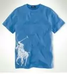 t-shirt polo 2019U hommes respirable occasionnelle mode pas cher simple bleu plo